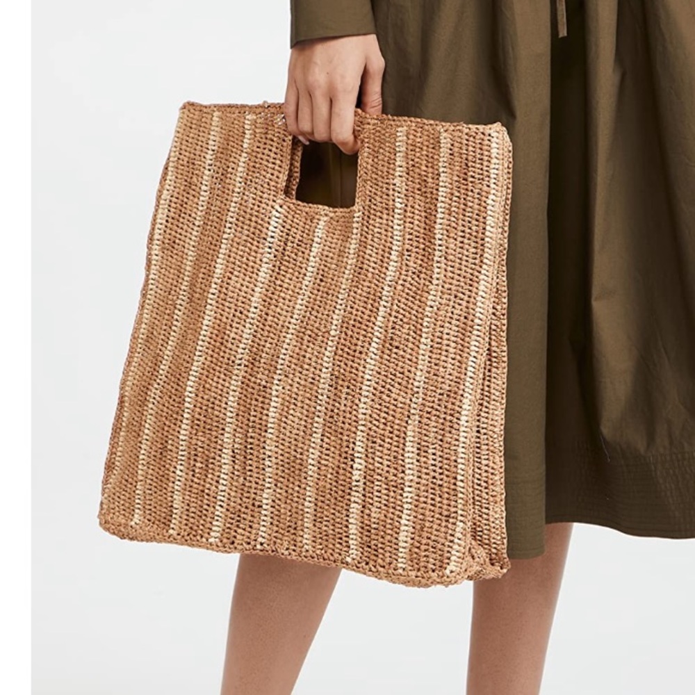MAR Y SOL straw veneto bag used once ! Great beach bag. Sold out on Shopbop